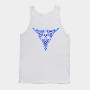 Geometric Sea Breeze Tank Top